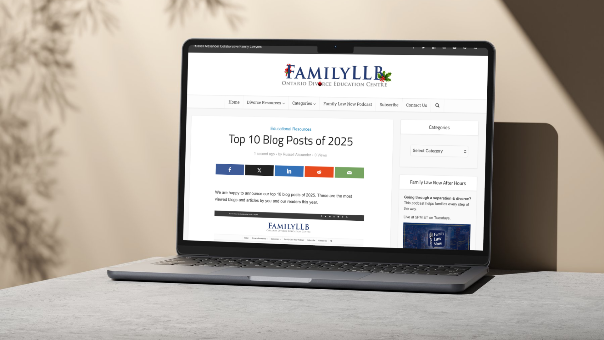 Top 10 Blog Posts of 2025 - FamilyLLB